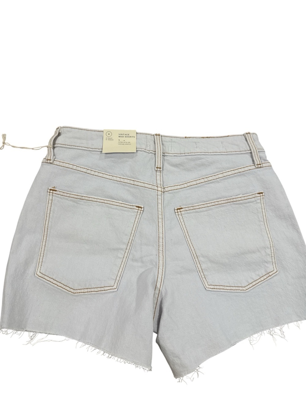 Universal Thread Light Gray High-Rise Denim Shorts - Picture 3 of 3